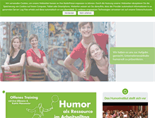 Tablet Screenshot of humorinstitut.de